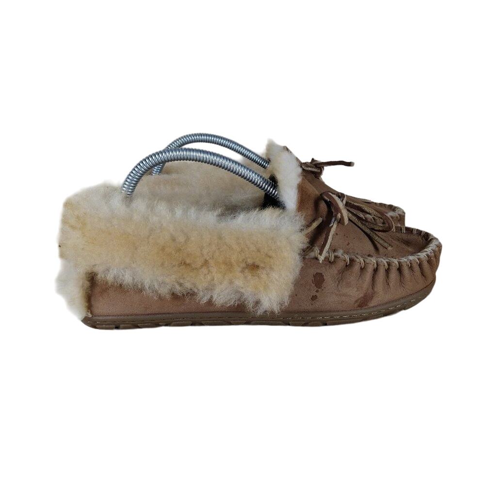 L.L. Bean - Wicked Good Sherling - Moccasins - Brown - Women's - 7